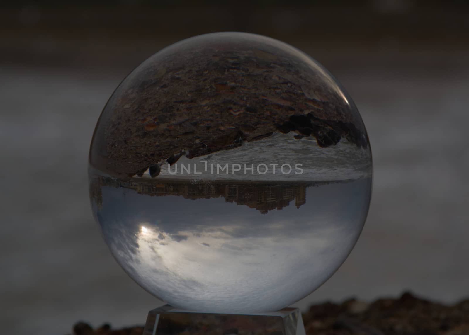 Reflections of the beach on the ball by raul_ruiz