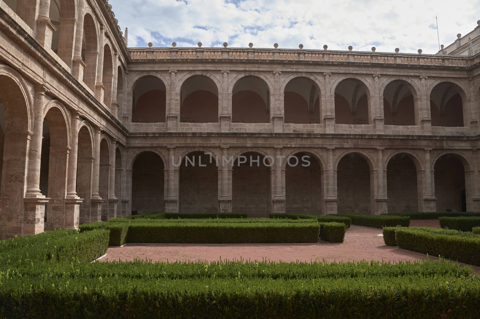 The cloister of the monastery by raul_ruiz