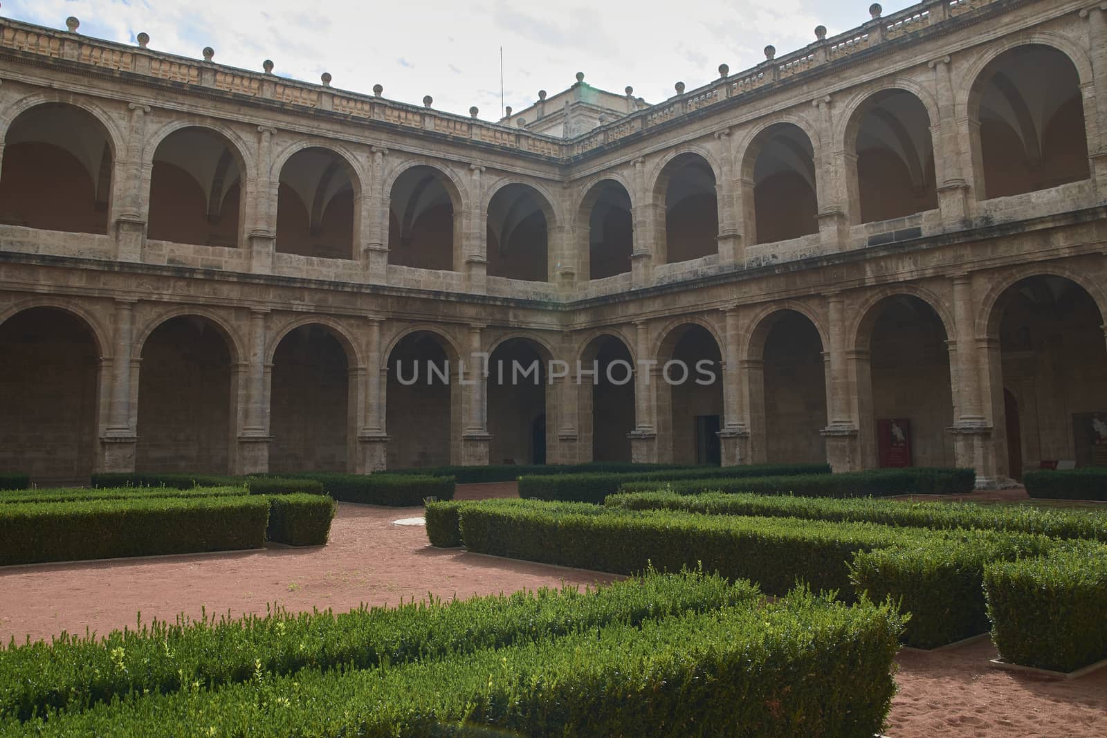 The cloister of the monastery by raul_ruiz