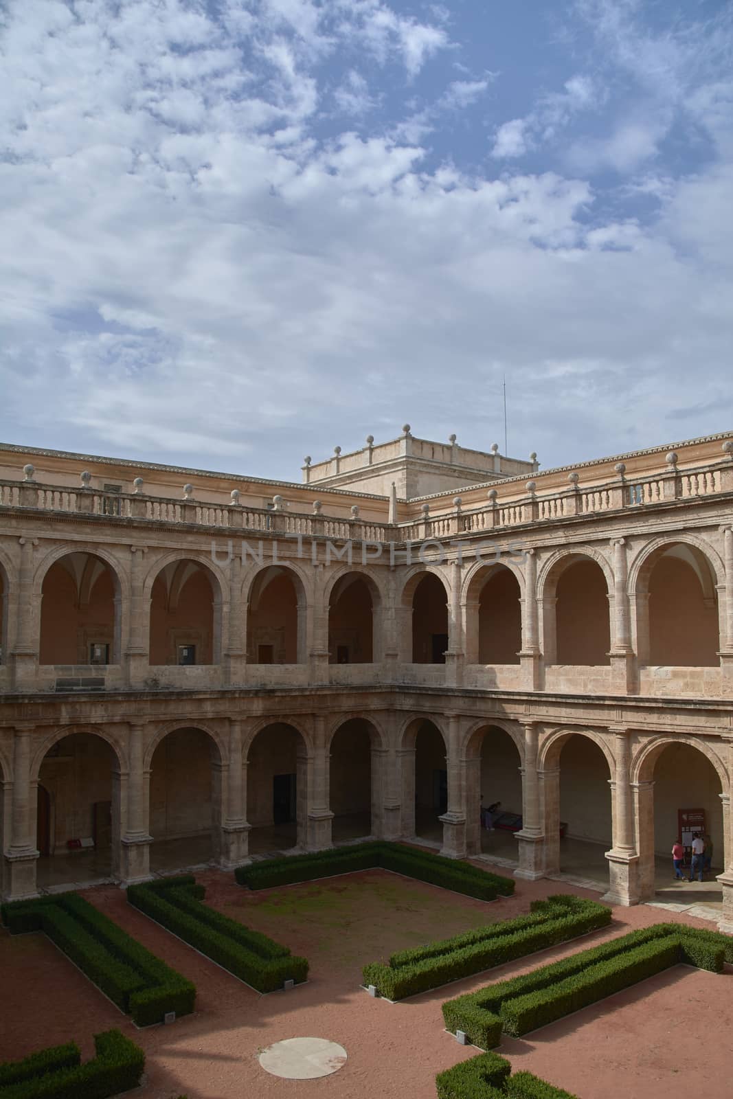 The cloister of the monastery by raul_ruiz