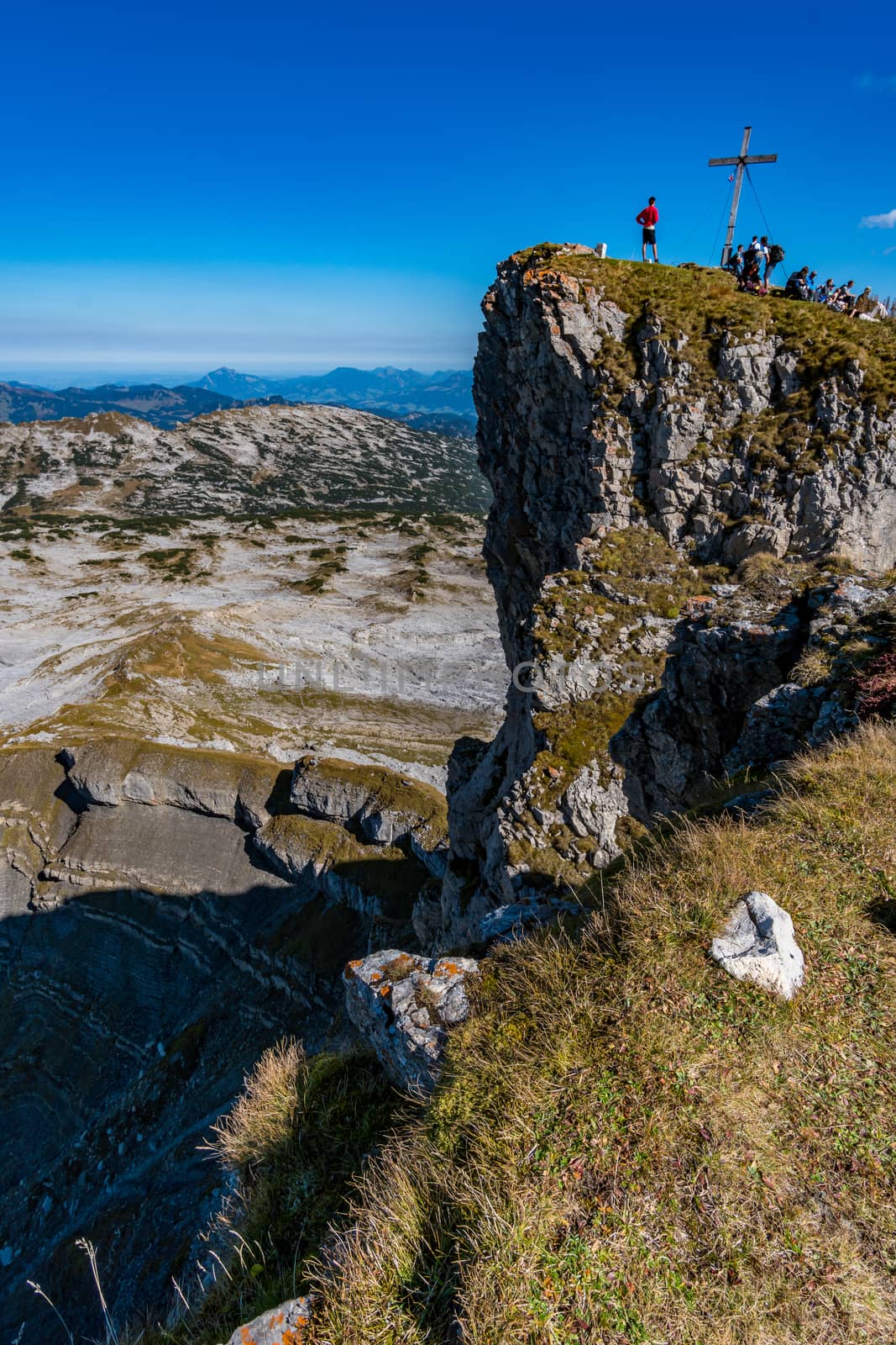 Fantastic hike on the Hohe Ifen in the Kleinwalsertal in the Allgau Alps