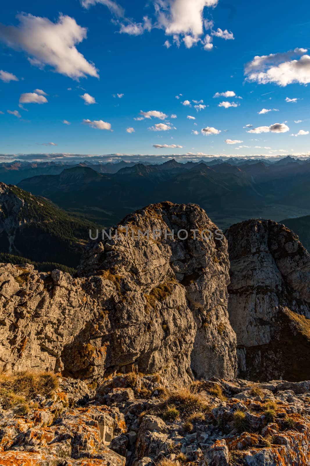 Beautiful mountain tour to the Aggenstein at sunset in the Tannheimer Tal