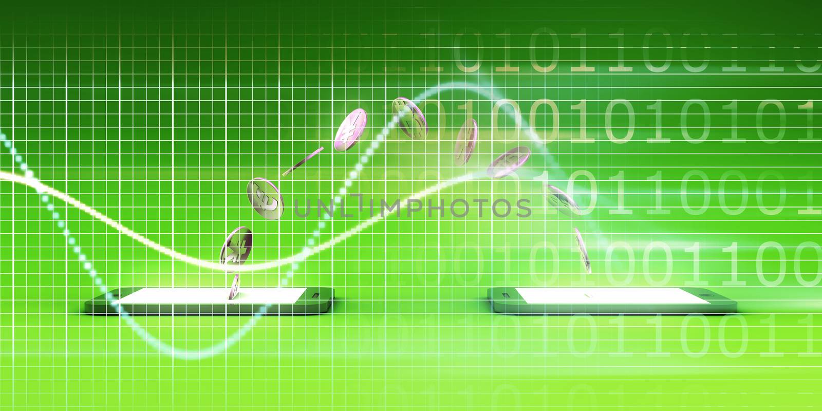 Transfer Money on Mobile Smartphone as an Electronic Transaction