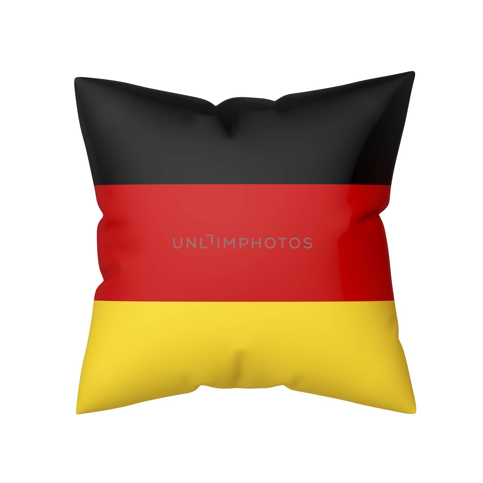 Pillow with the flag of Germany by magraphics