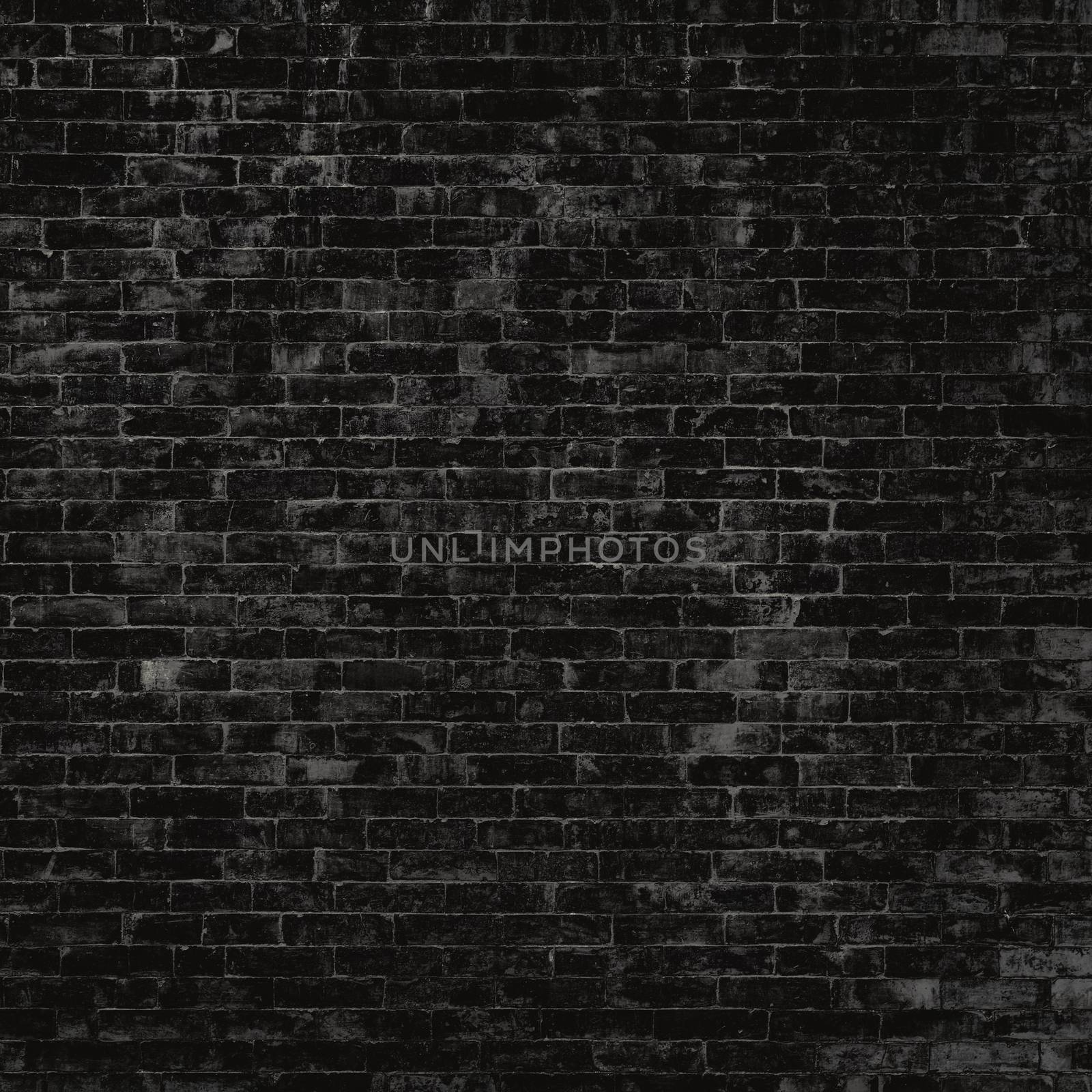 Black brick wall texture by dutourdumonde