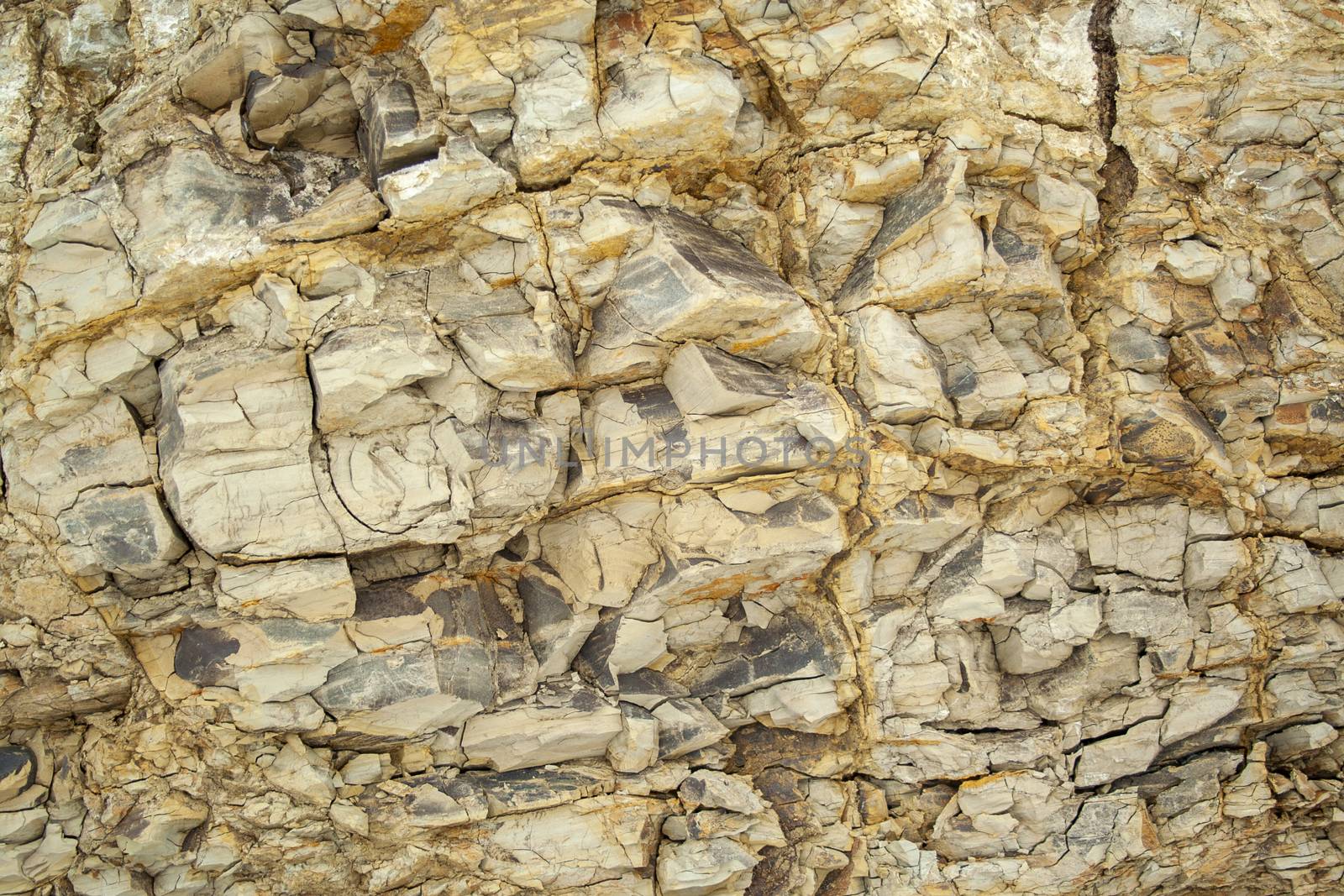 Rough clay rock and dirt under ground texture, Earth brown dry mud pattern background