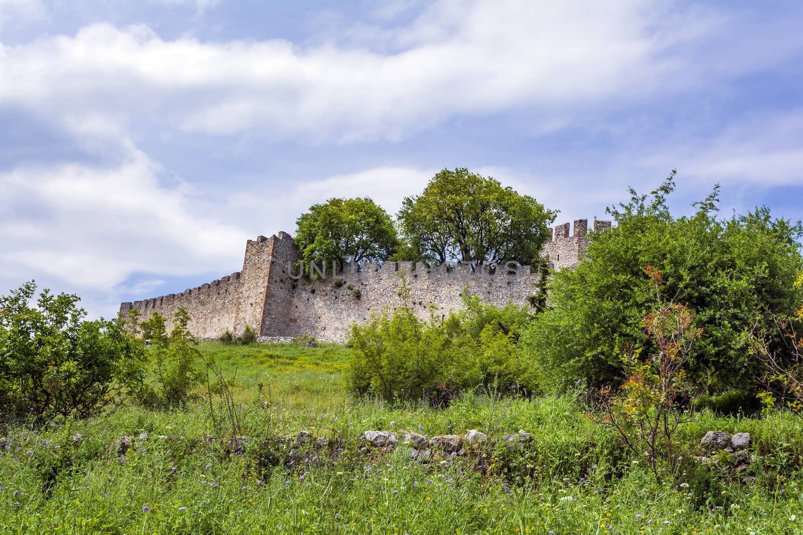 Castle of Platamonas, an touristic attraction of central Macedonia. Greece.