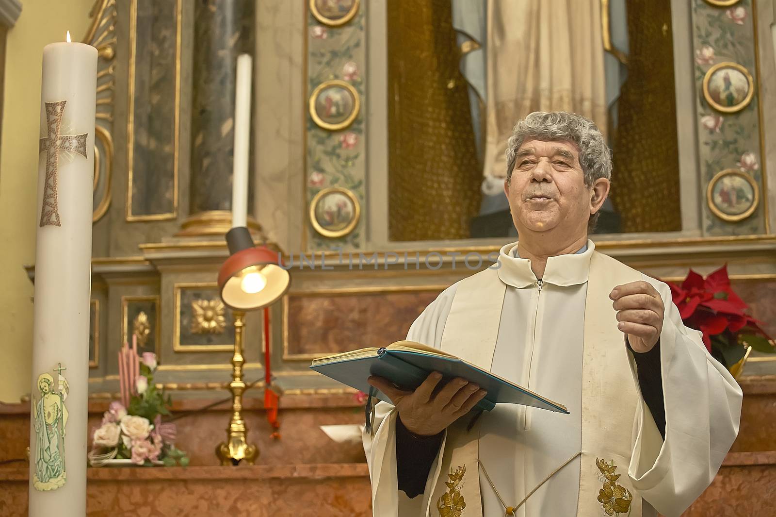 Priest celebrates the liturgy 3 by pippocarlot