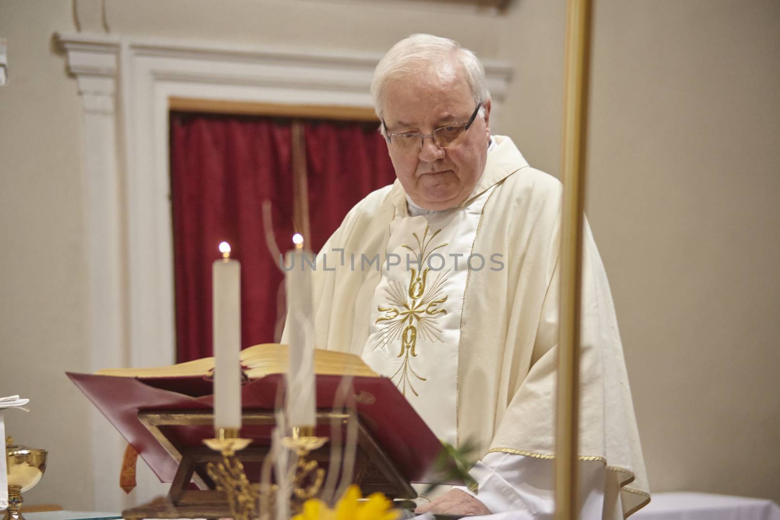Priest celebrates the liturgy 17 by pippocarlot