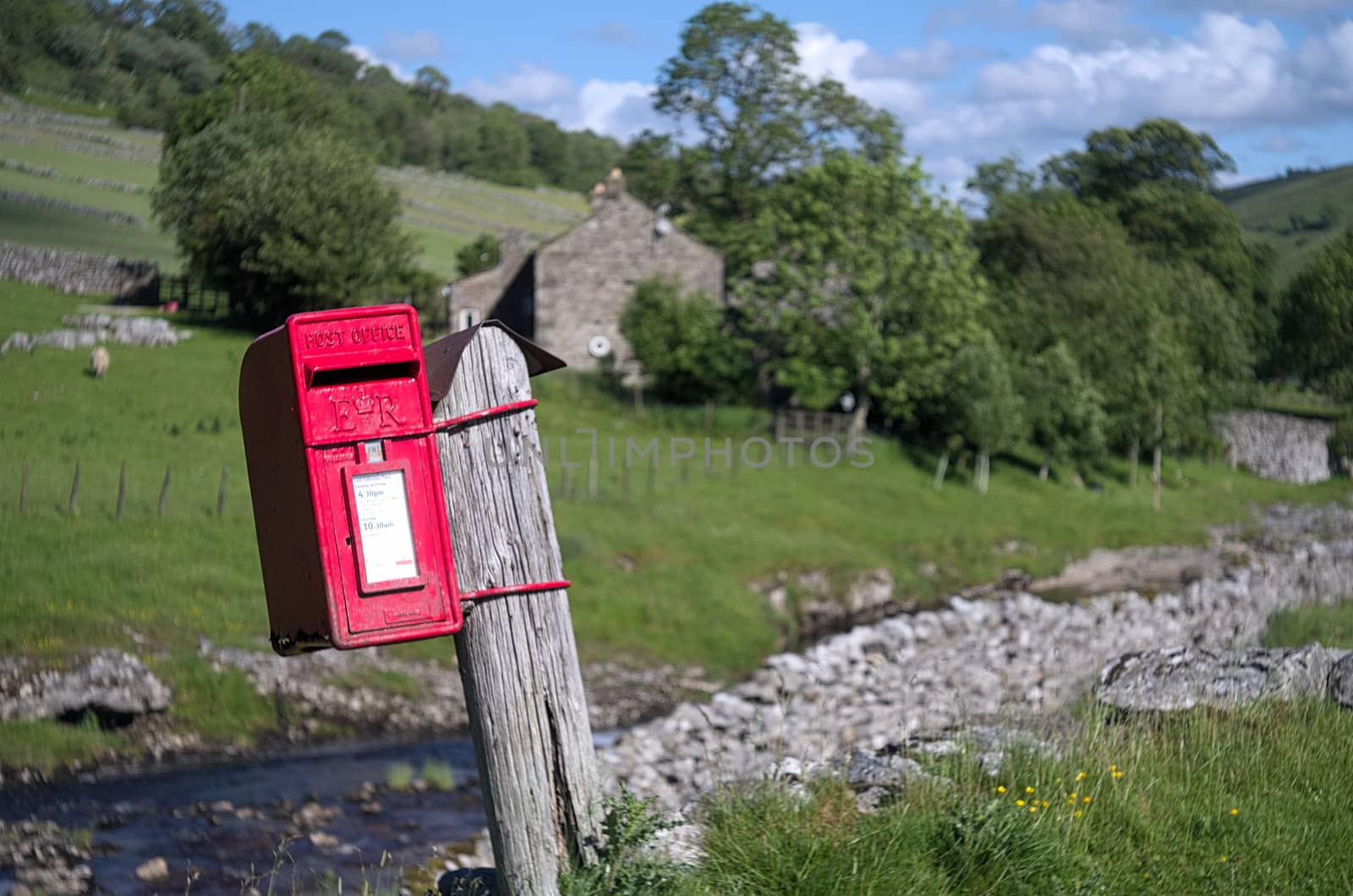 Rural postbox in the north of England by flaneur9