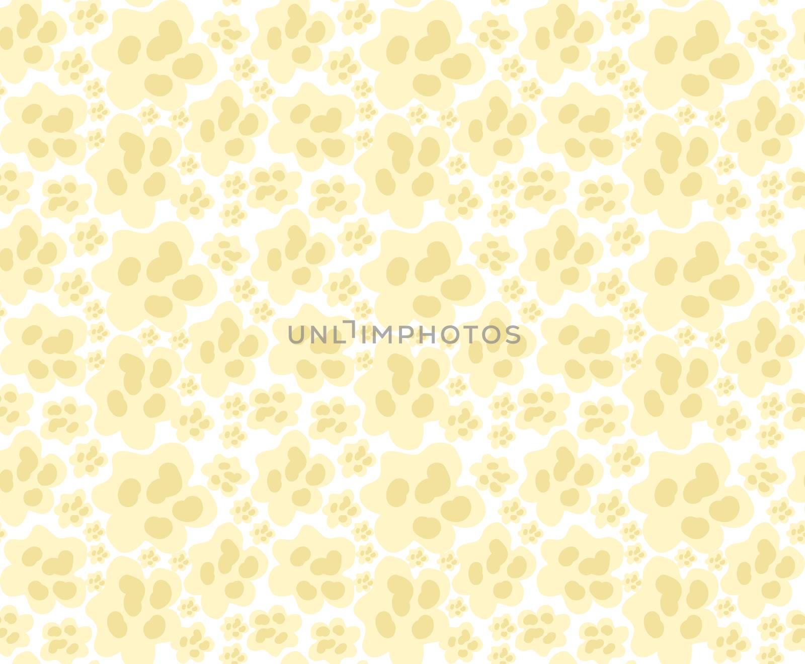 Popcorn seamless pattern, endless texture. Repeating background. illustration