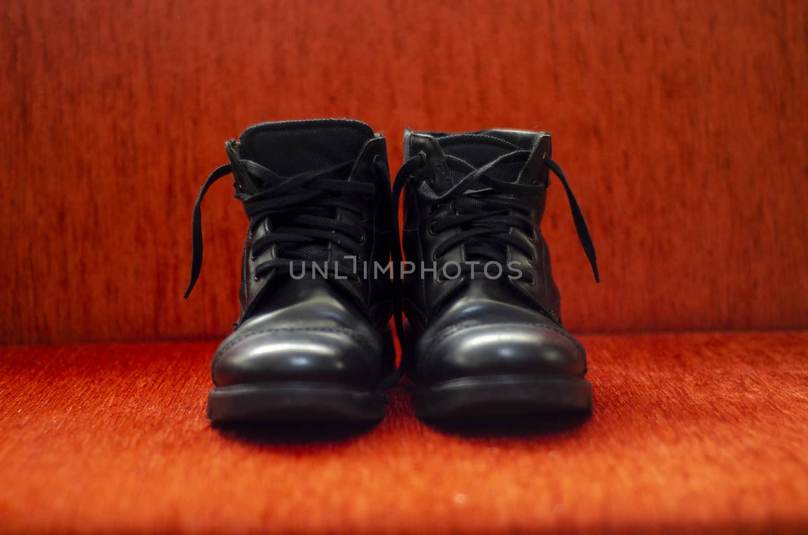 Old Black Leather Old Black Leather Boots, Vintage, Vintage by Hasilyus