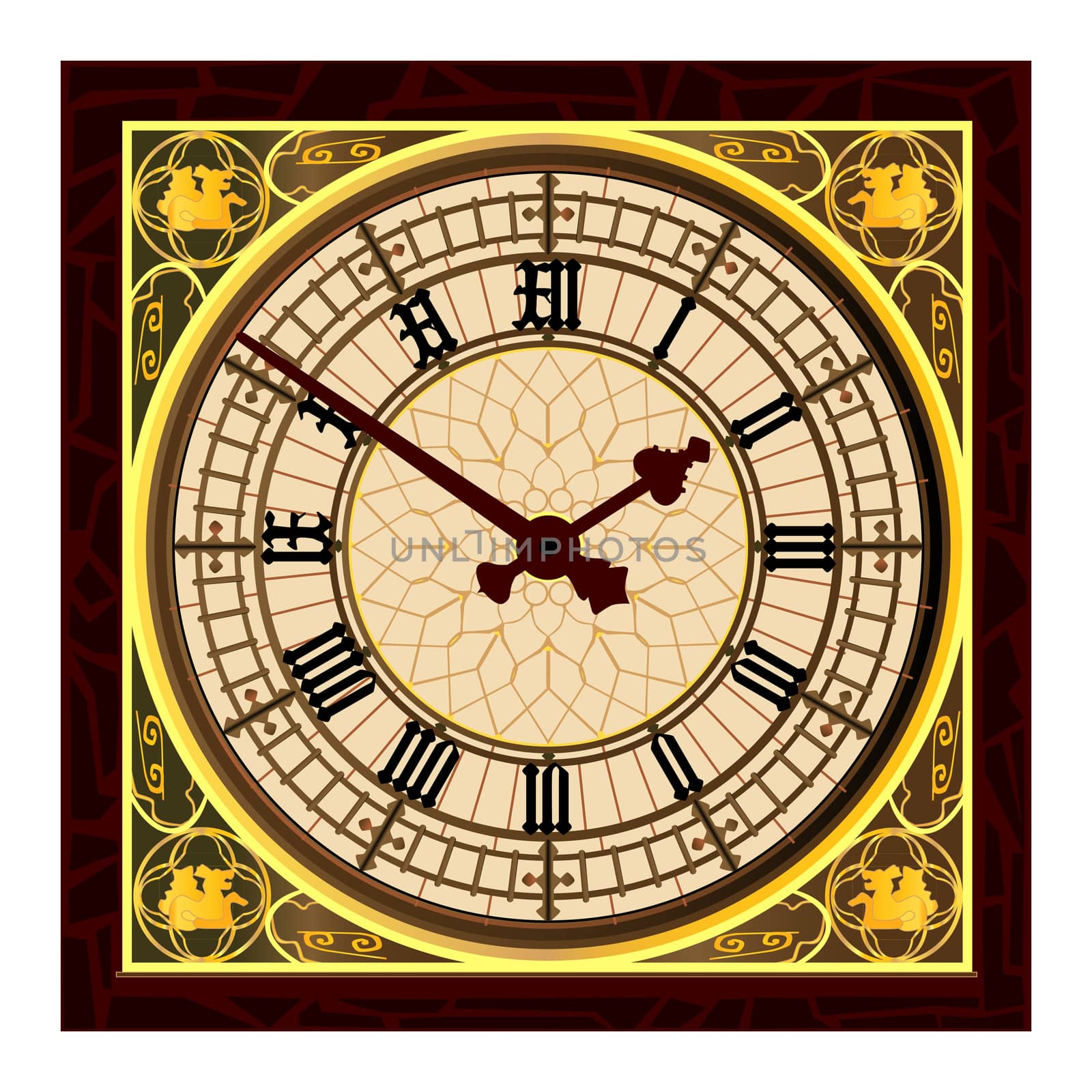 Big Ben at Clock Face by Bigalbaloo