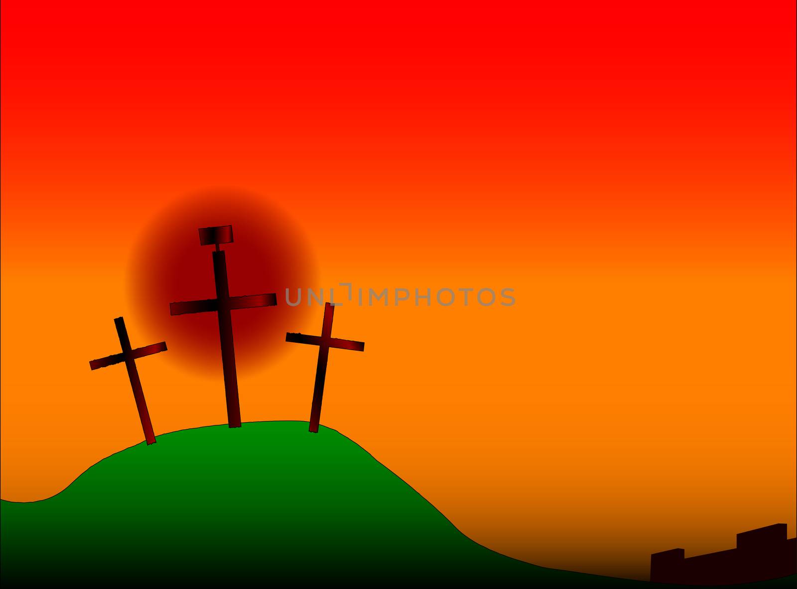 Easter Crosses by Bigalbaloo