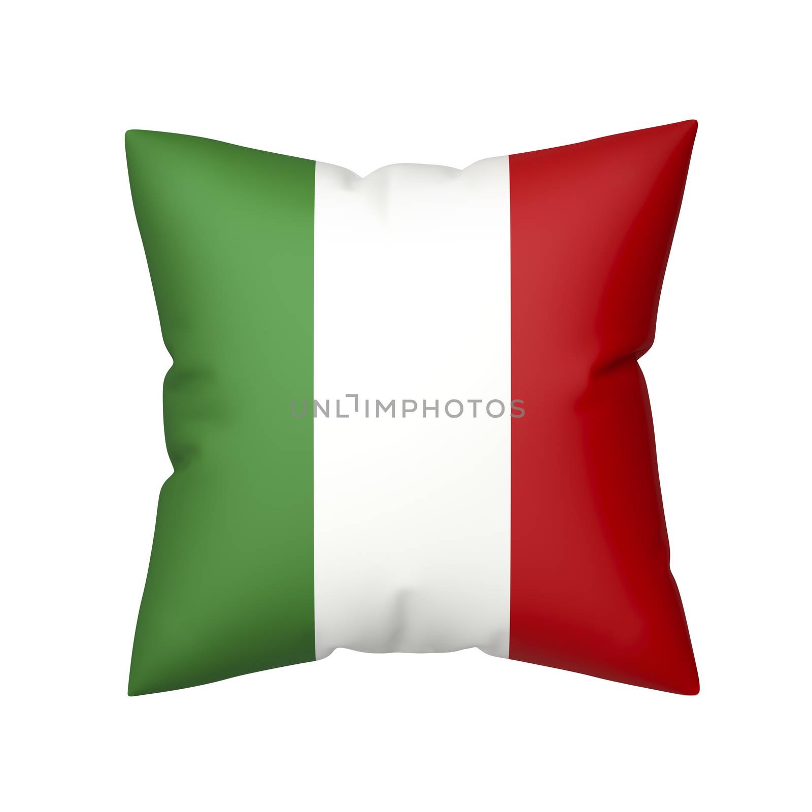 Pillow with the flag of Italy by magraphics