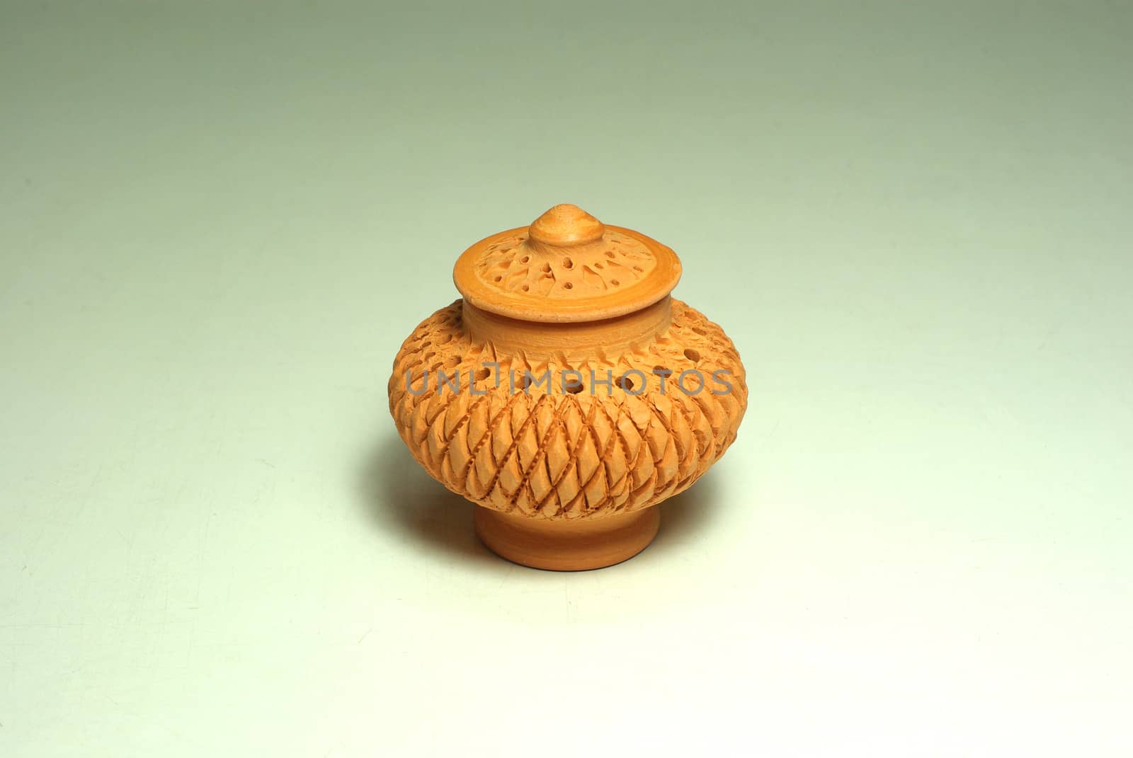 Thai souvenir earthenware pot