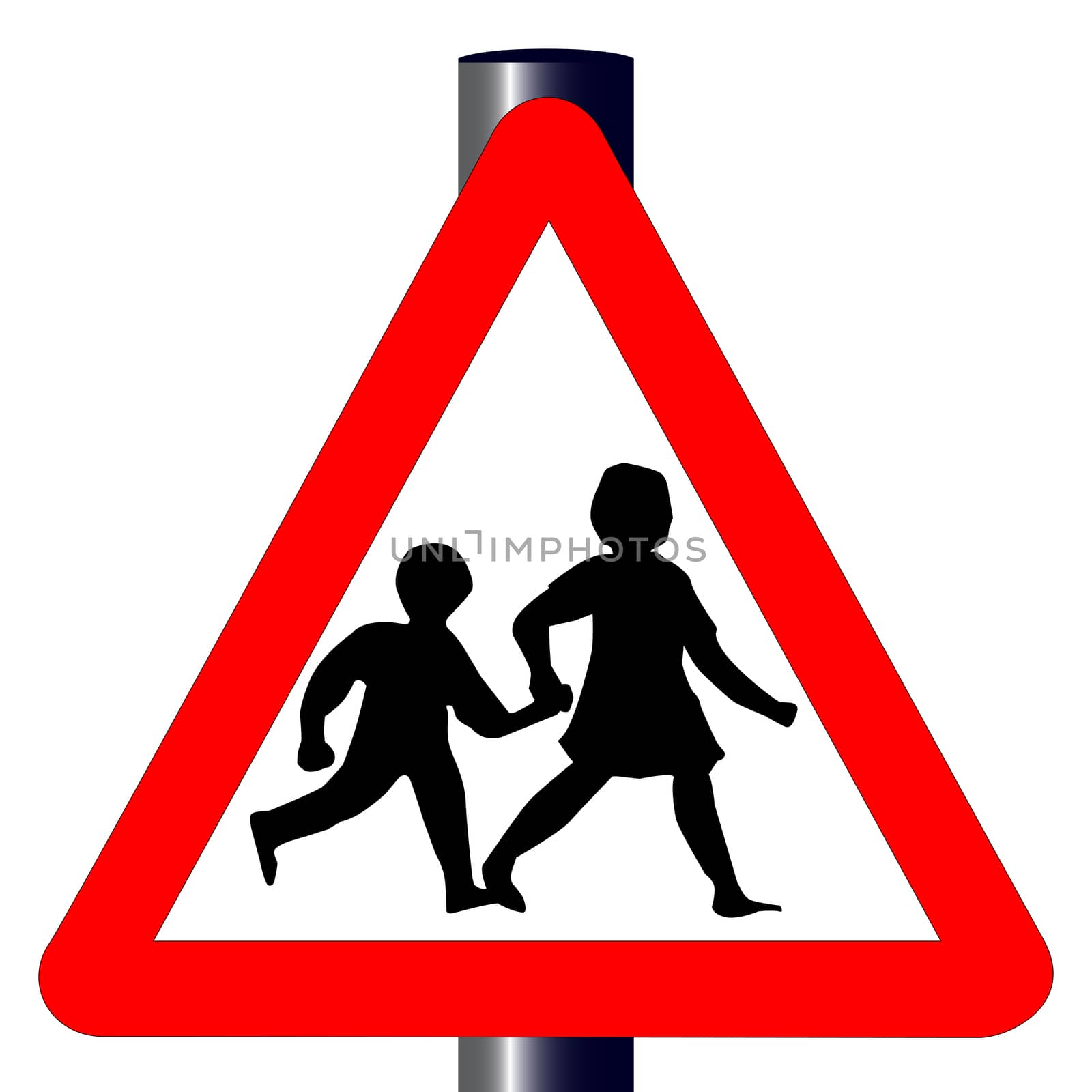 Children Traffic Sign by Bigalbaloo