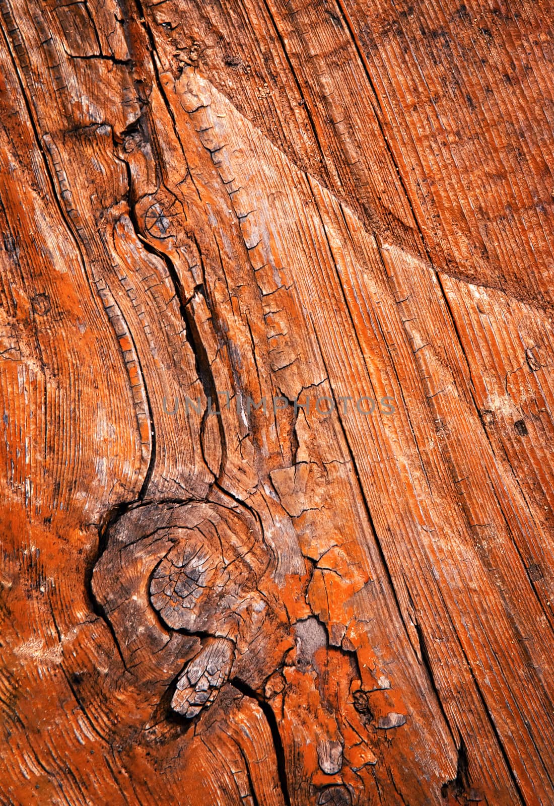 old wood with colored paint by Ahojdoma