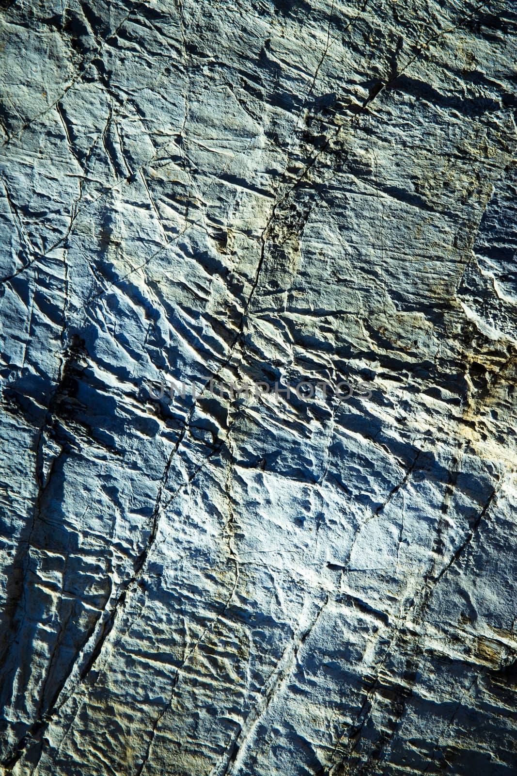 background or texture abstract blue surface limestone rocks