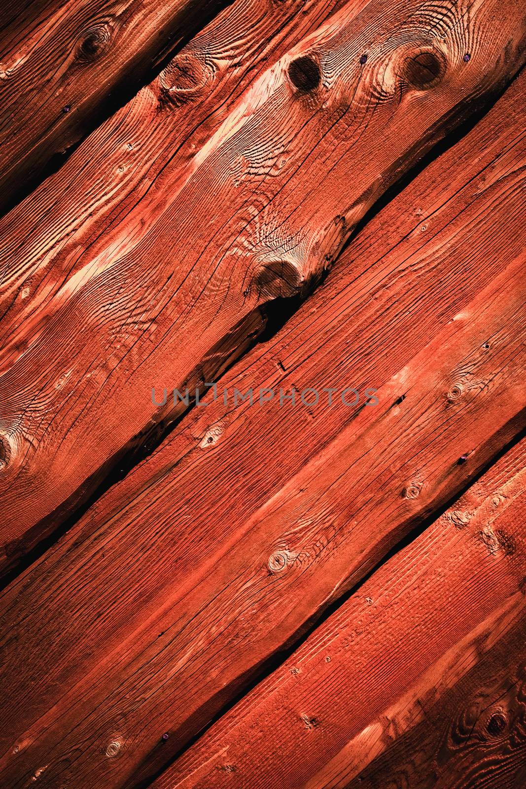 old red wooden paneling with boards by Ahojdoma