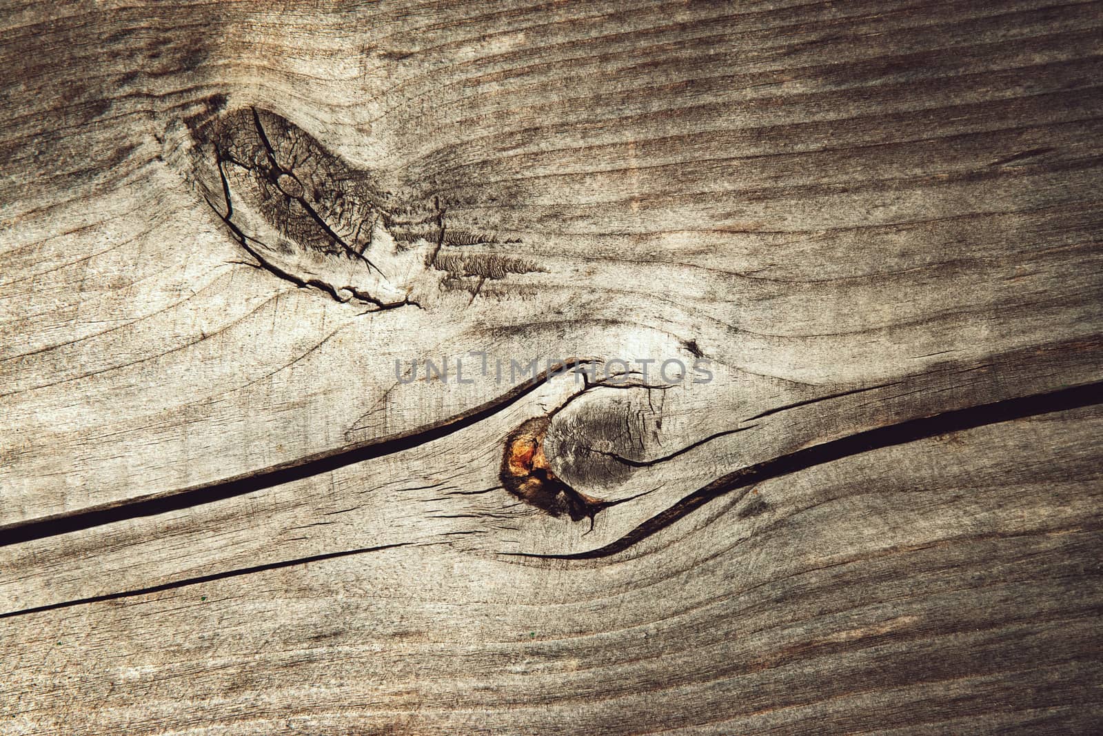 abstract background or texture old grey wooden board with crack