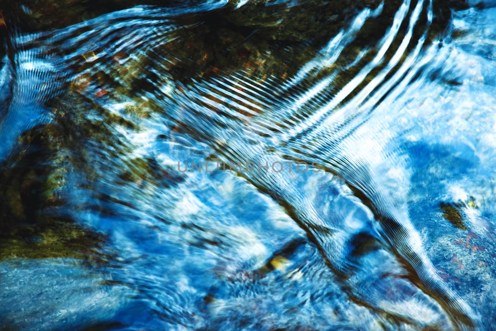 abstract surface on the water surface by Ahojdoma