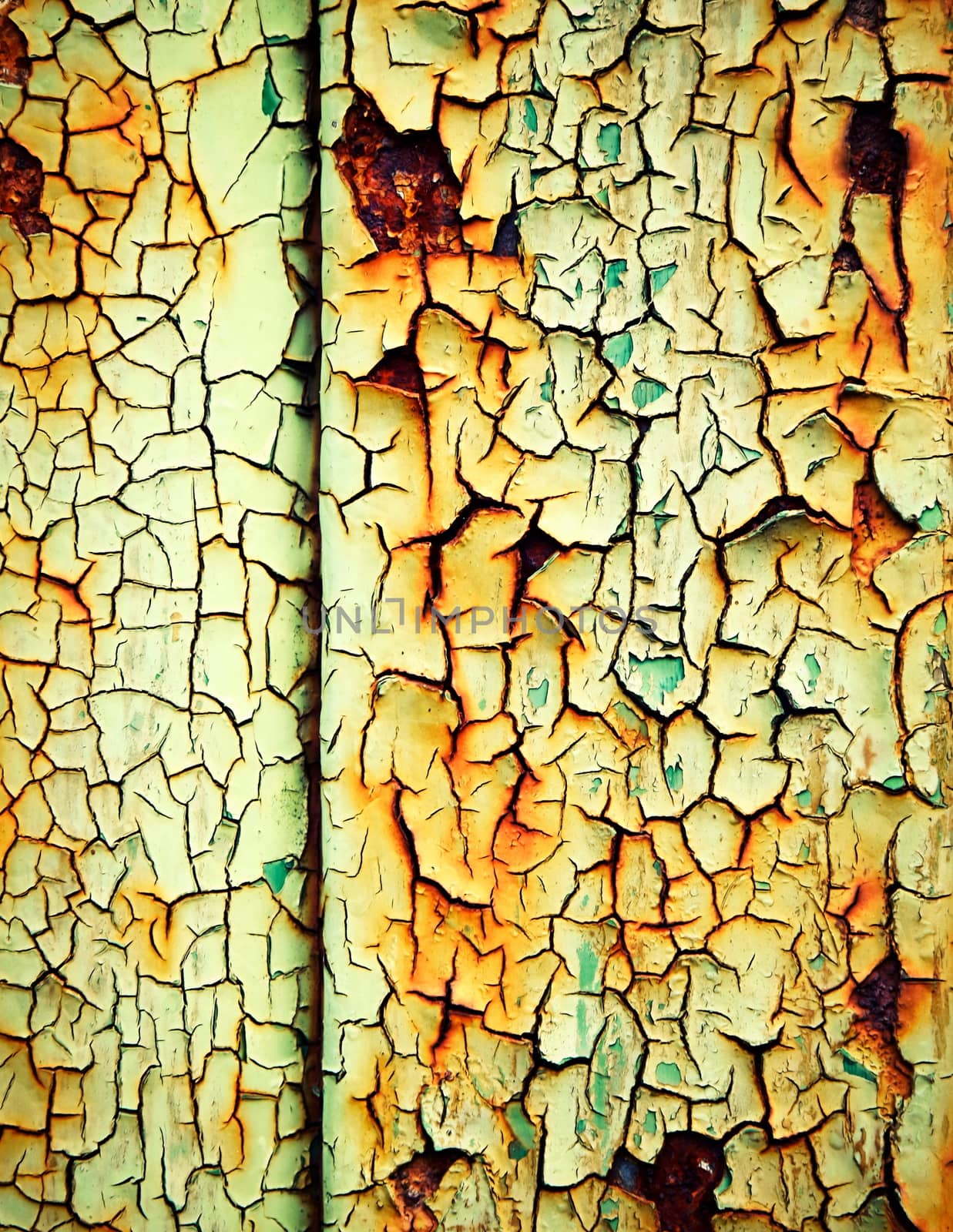 abstract surface of old cracked paint by Ahojdoma