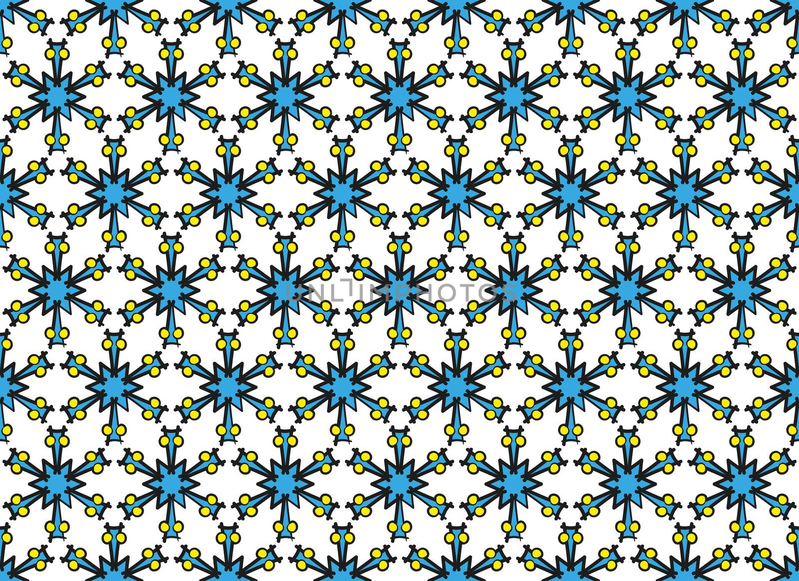 seasonal background or textile Christmas star flake pattern
