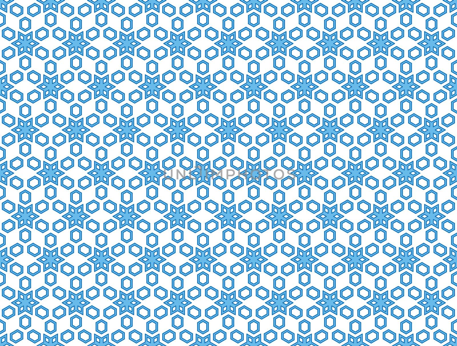 background or textile winter pattern with stylized snowflakes