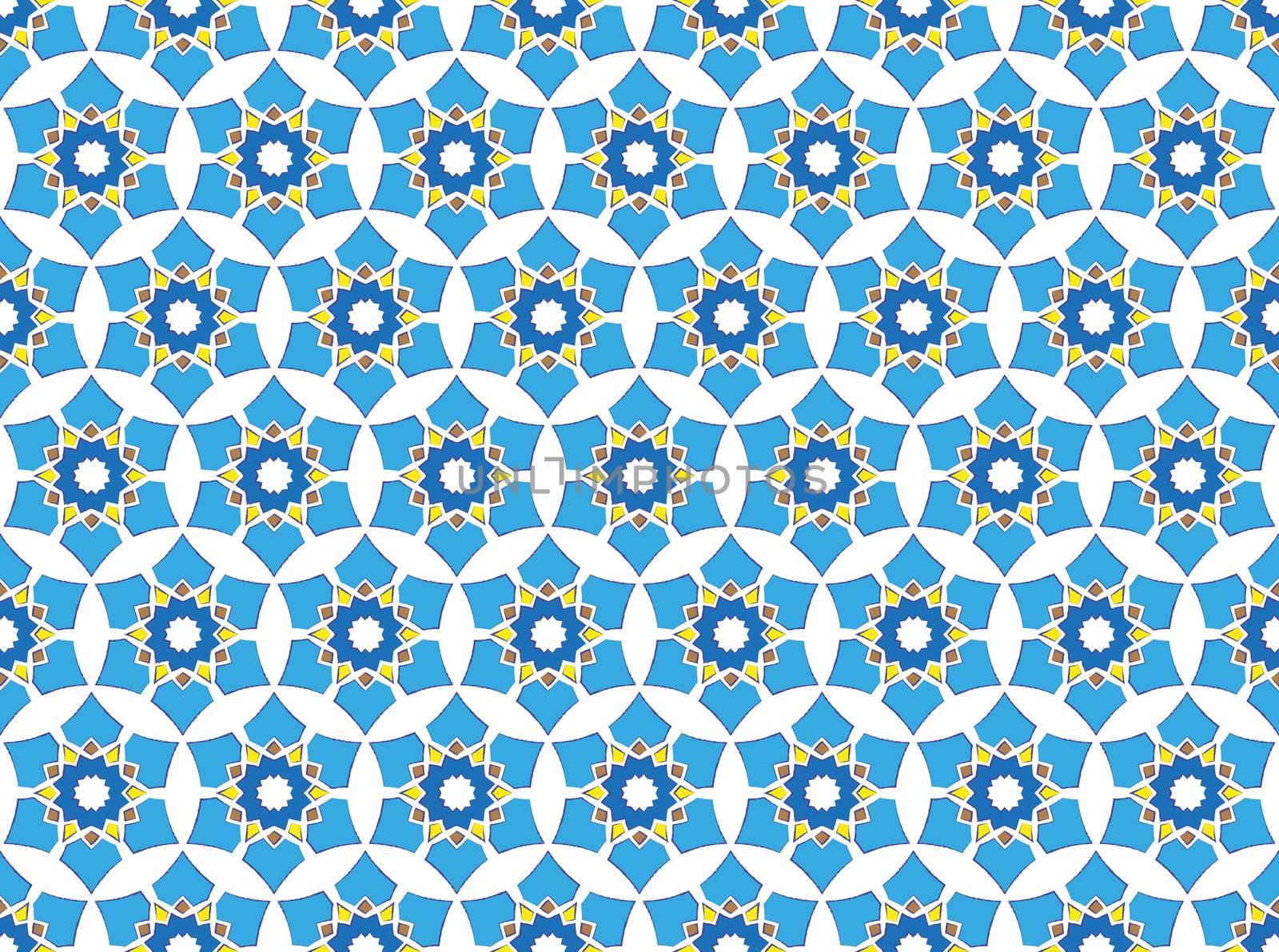 background or textile pattern Sixty abstract blue snowflakes