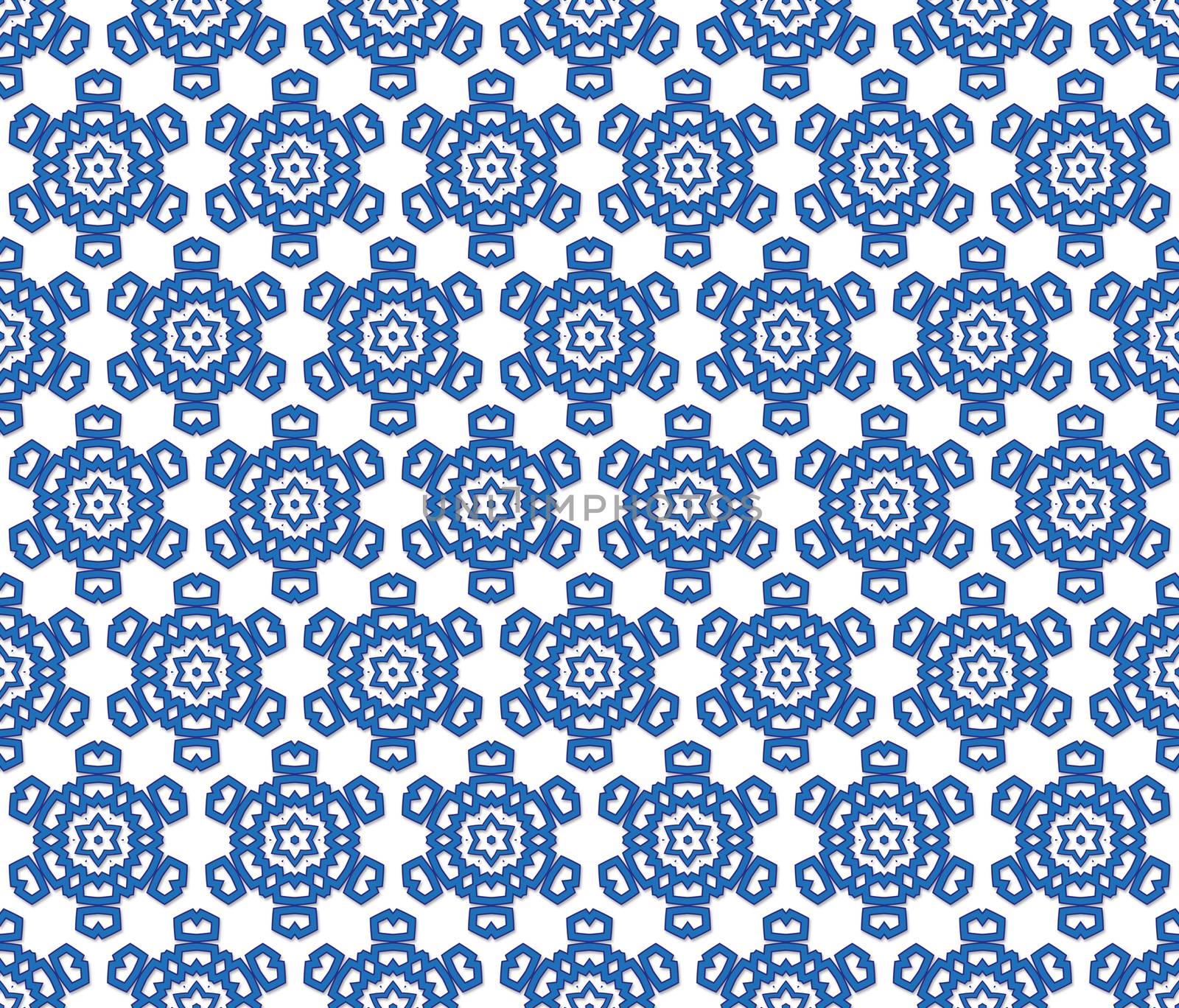 background or paper pattern blue background with abstract snowflakes