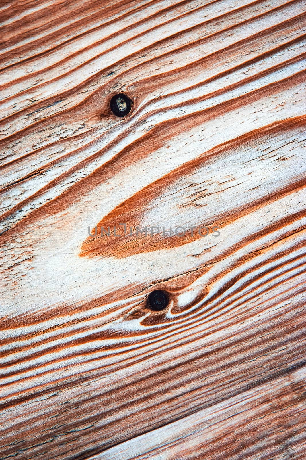 Detail of a rough wooden board by Ahojdoma