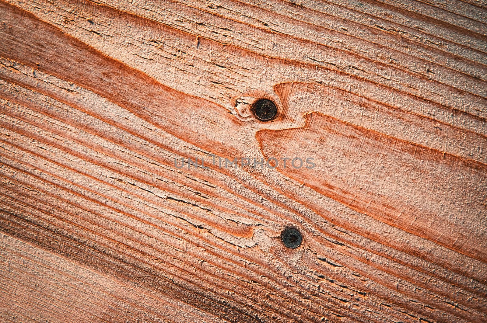 old sanded wooden board with grooves by Ahojdoma