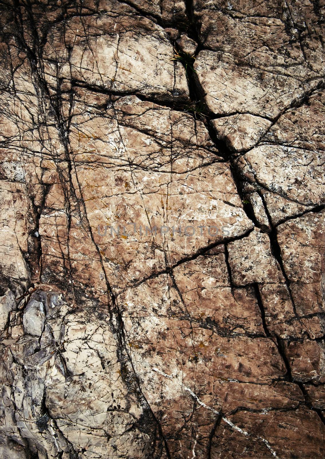 abstract background or texture texture of brownish stones with cracks