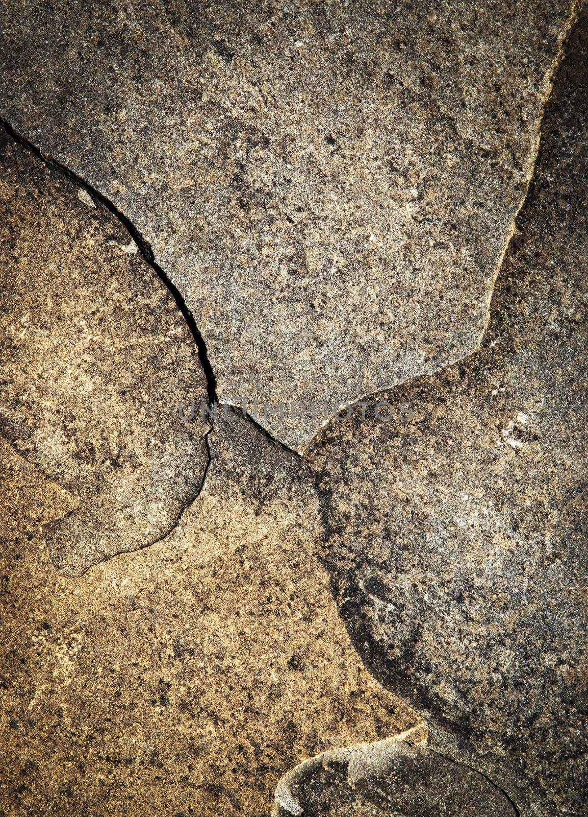 detail crack on sandstone rock by Ahojdoma