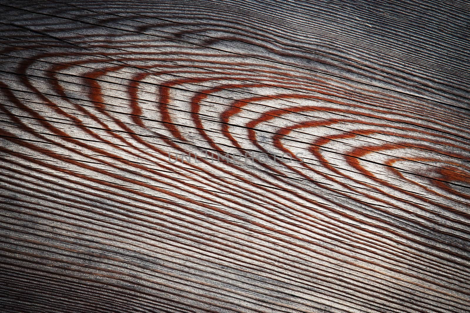 abstract orange line on a wooden board by Ahojdoma