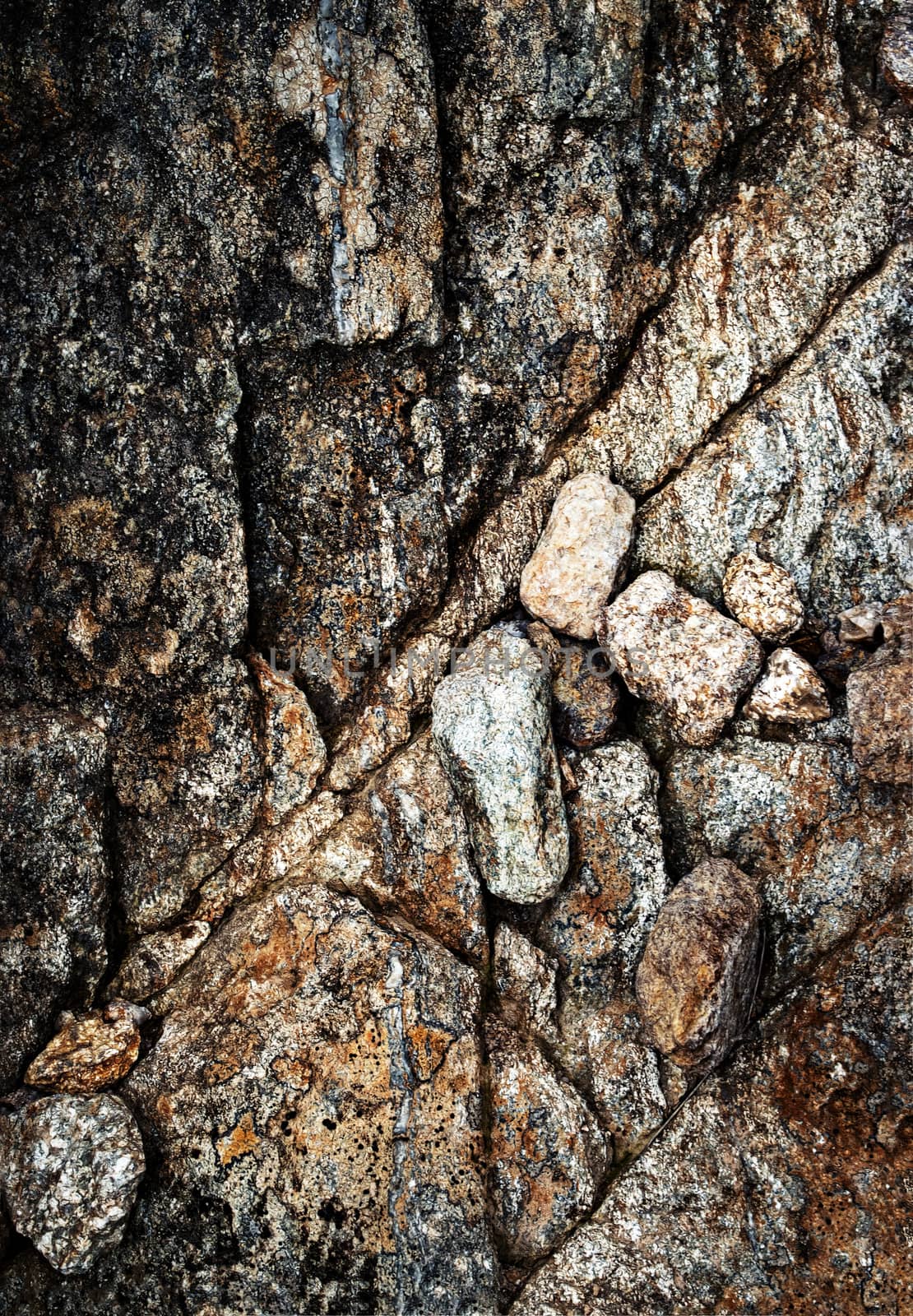 abstract background or texture stone background with small pebbles