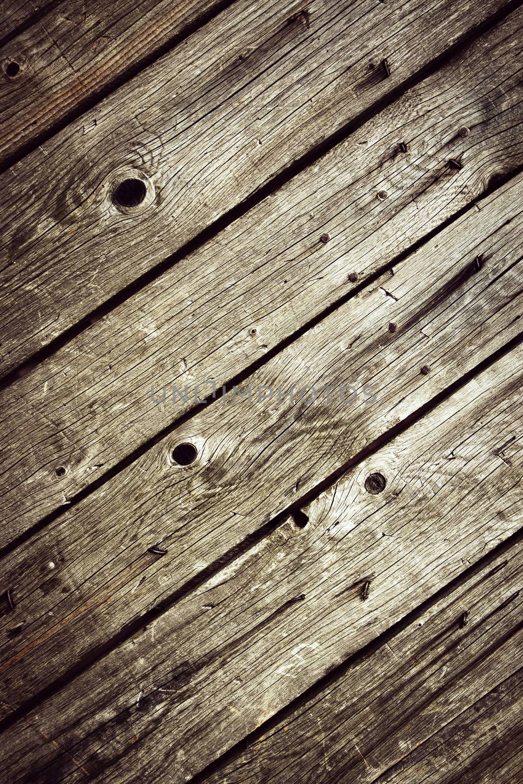 oblique detail of the old wooden floor by Ahojdoma