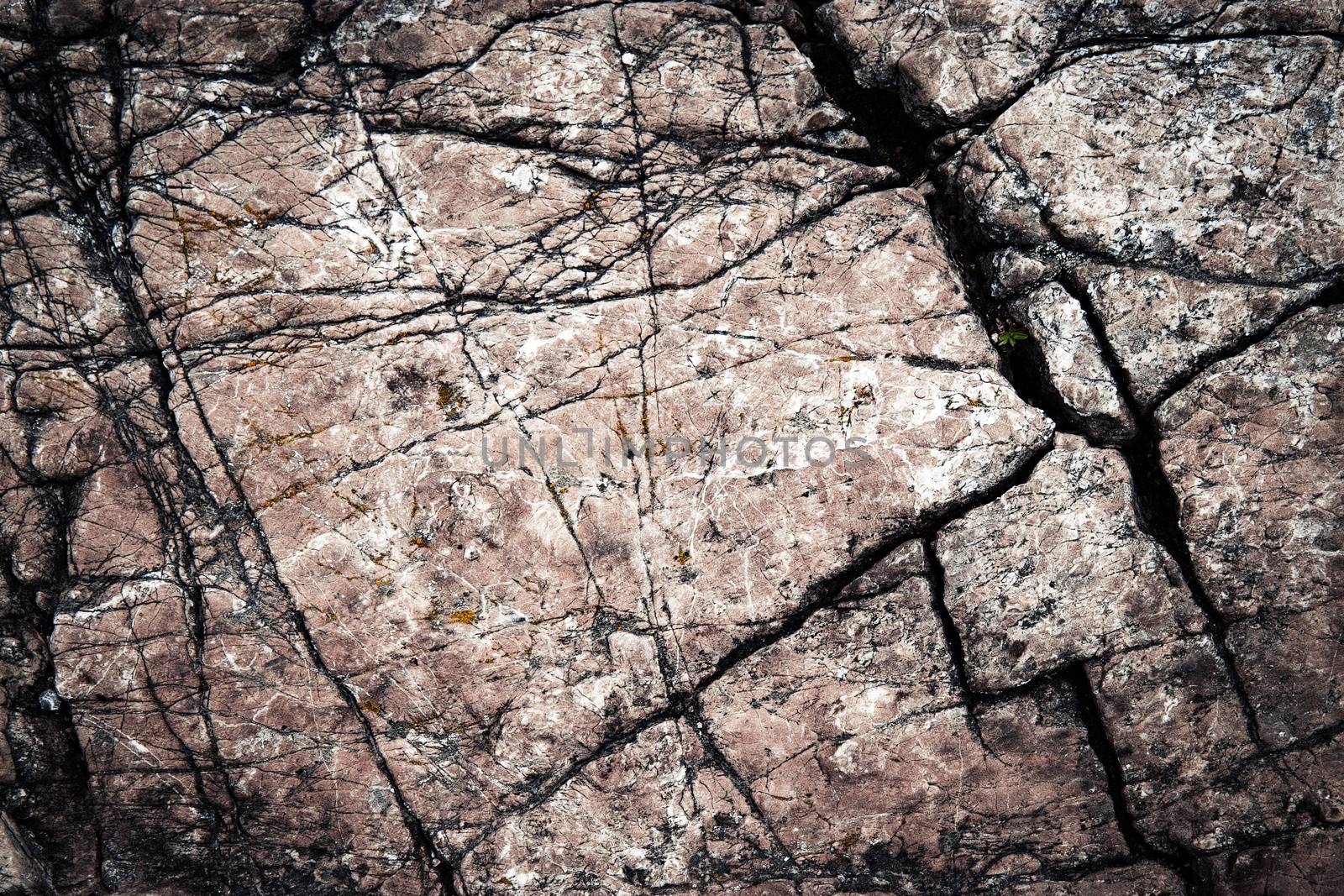 pink stone surface with crack by Ahojdoma