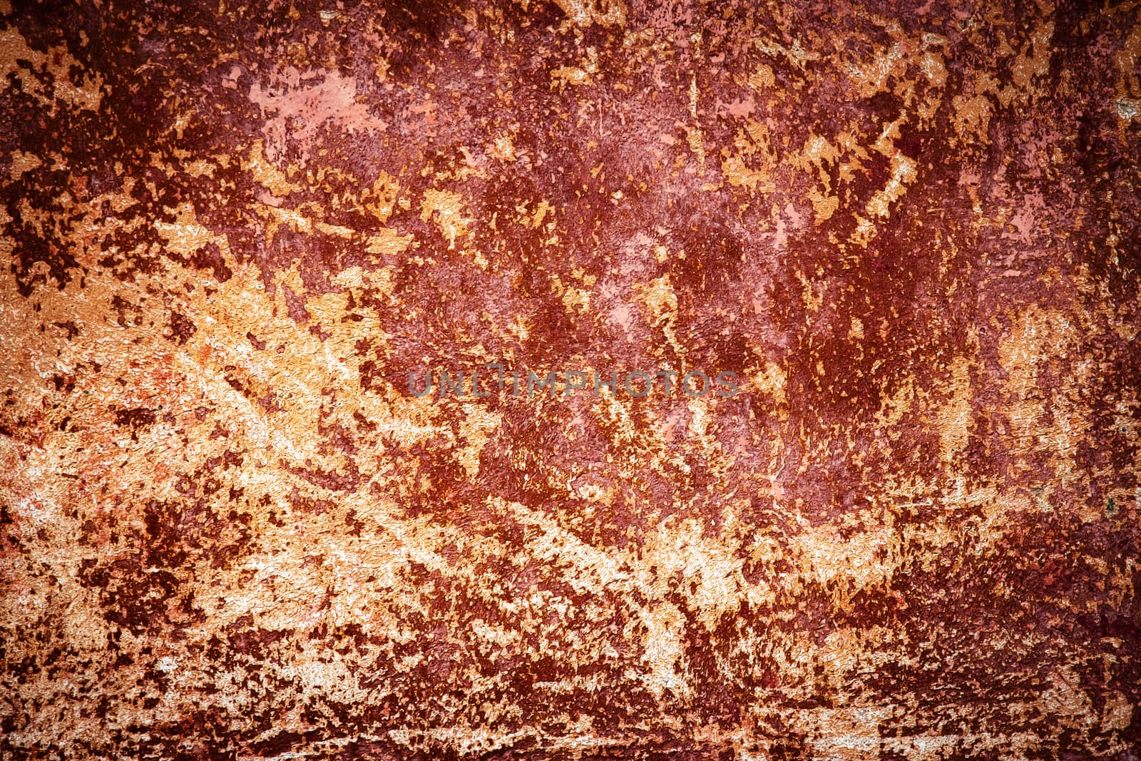 background or texture abstract red old plaster