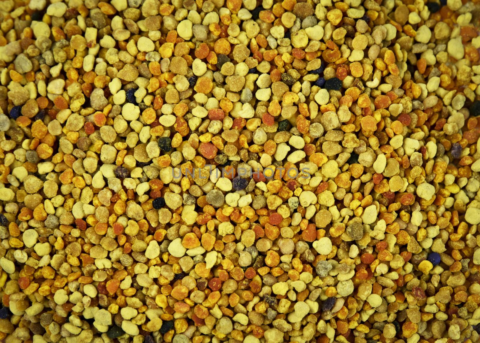 detail on bee pollen beans by Ahojdoma