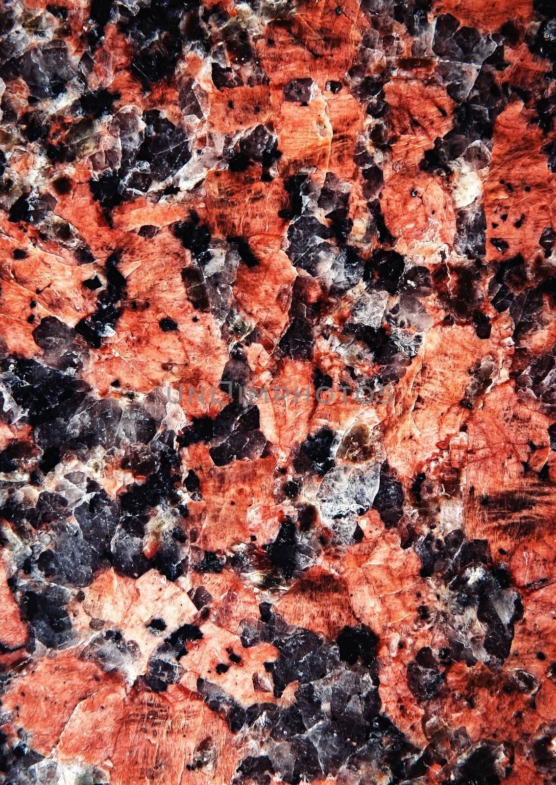red and black mottled stone by Ahojdoma