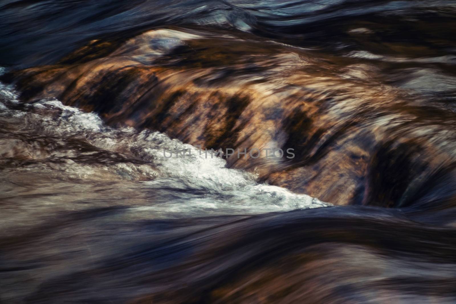 autumn waves on the river by Ahojdoma