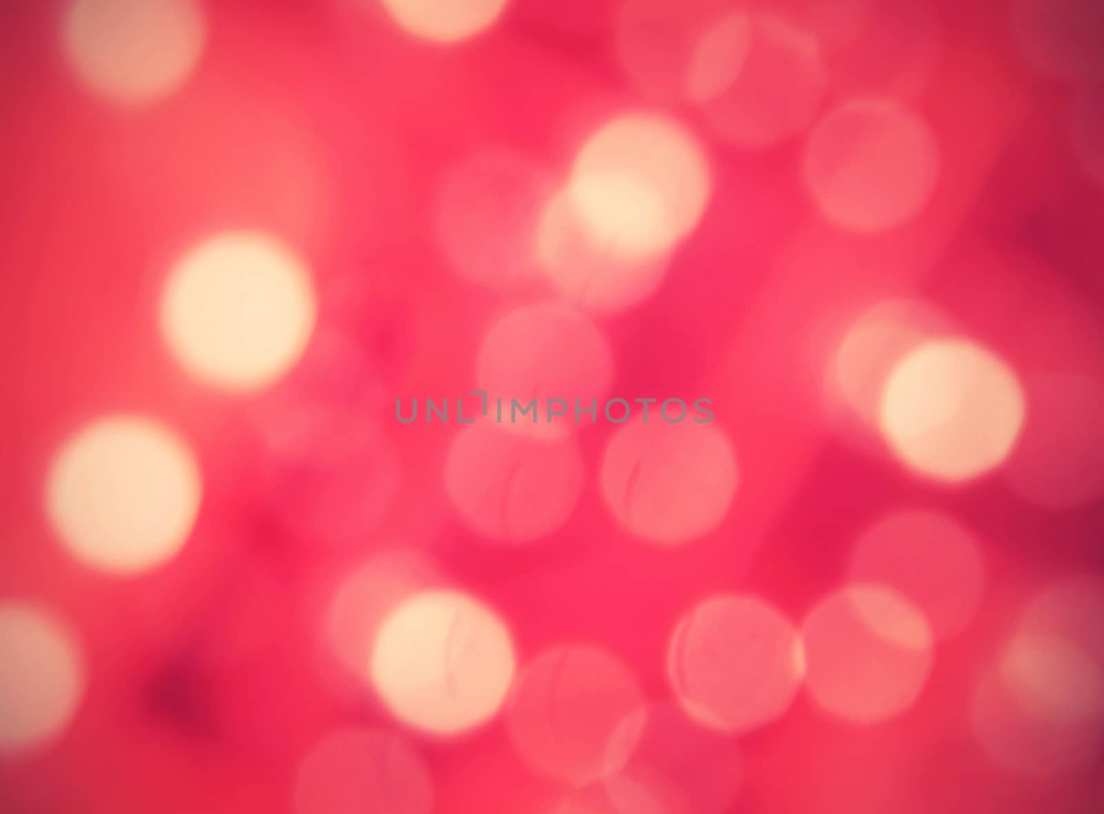 abstract retro blurred ball red background