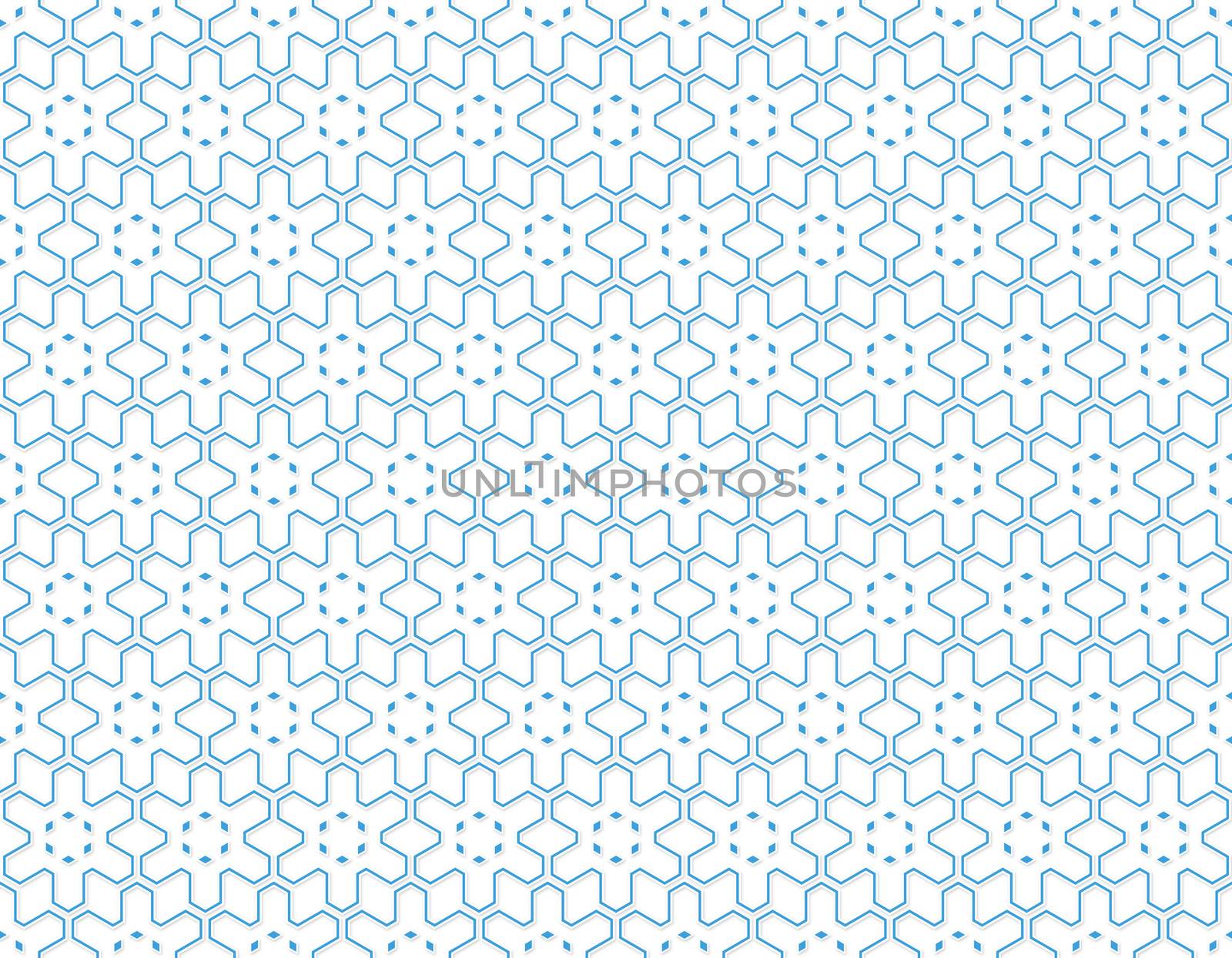 background or paper winter pattern for six shoulder snowflakes