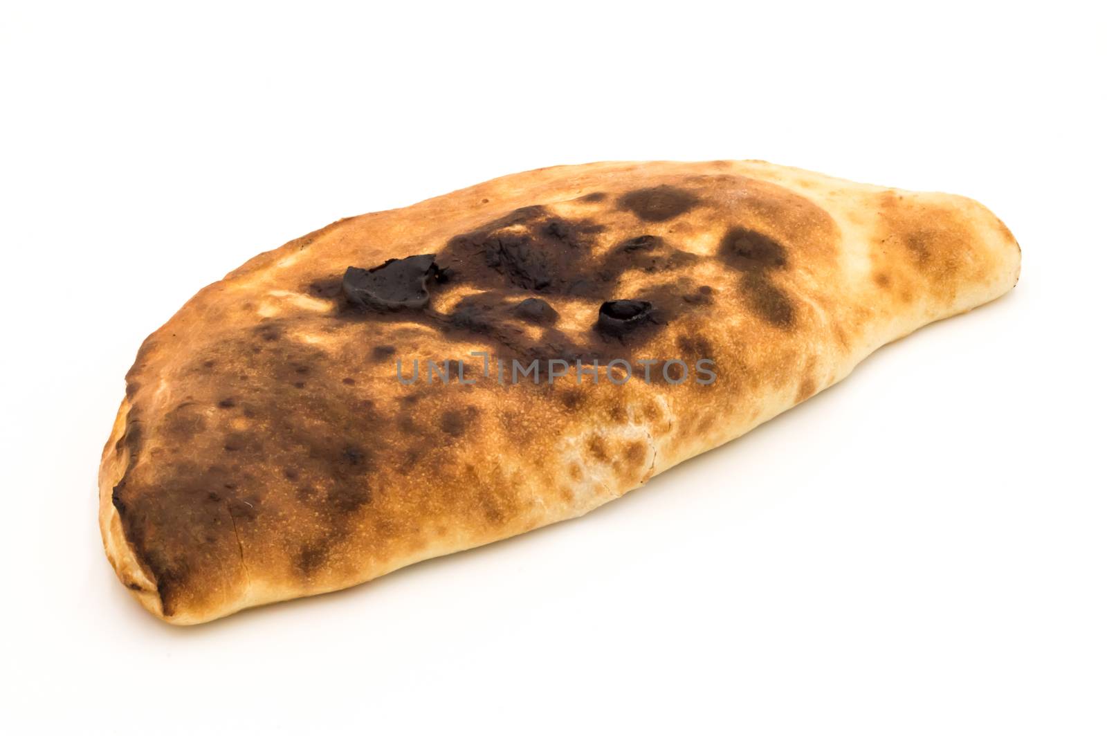 Baked in calzone - closed type of pizza which is folded in half  by Philou1000
