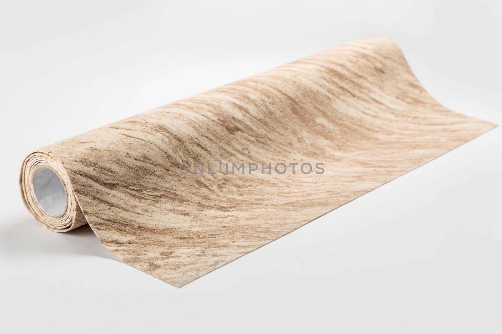 Samples of decoration material for the walls of a flexible stone on a white background.