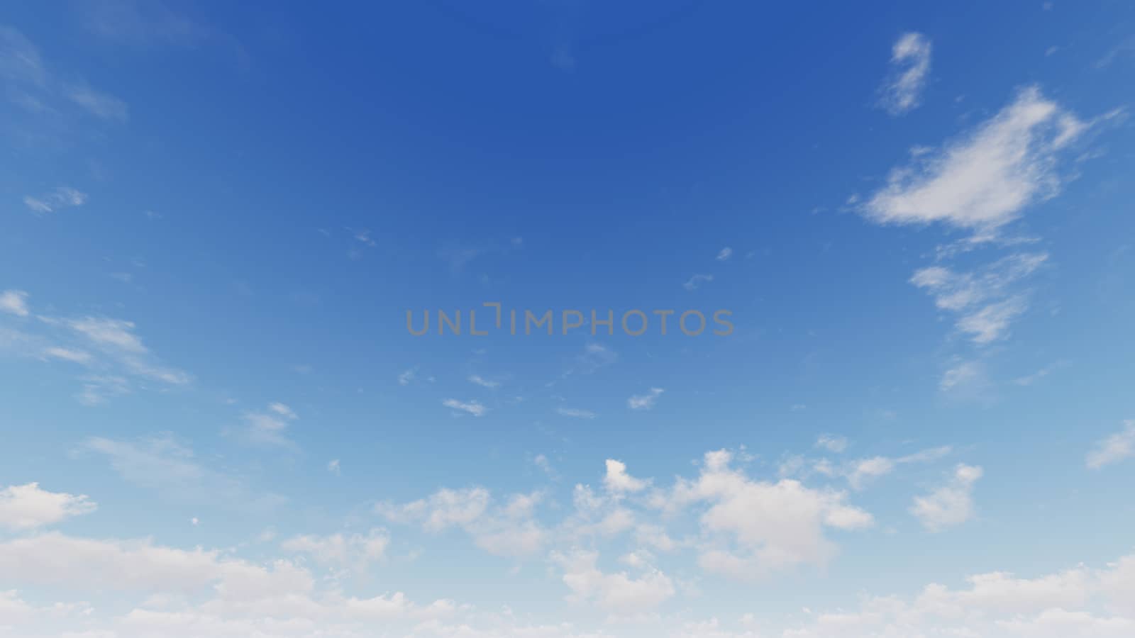 Cloudy blue sky abstract background, blue sky background with tiny clouds, 3d rendering

