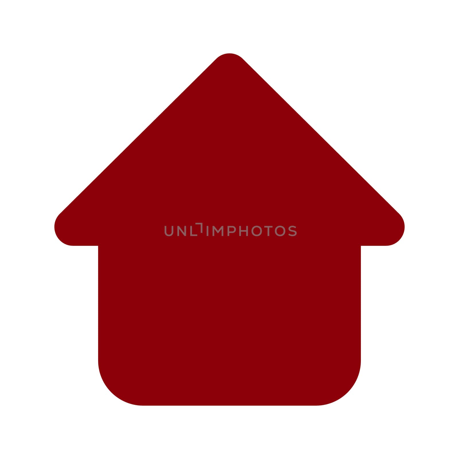 Pointer, arrow in modern flat style. Arrow button isolated on white background. Symbol for web design, site, app, UI.