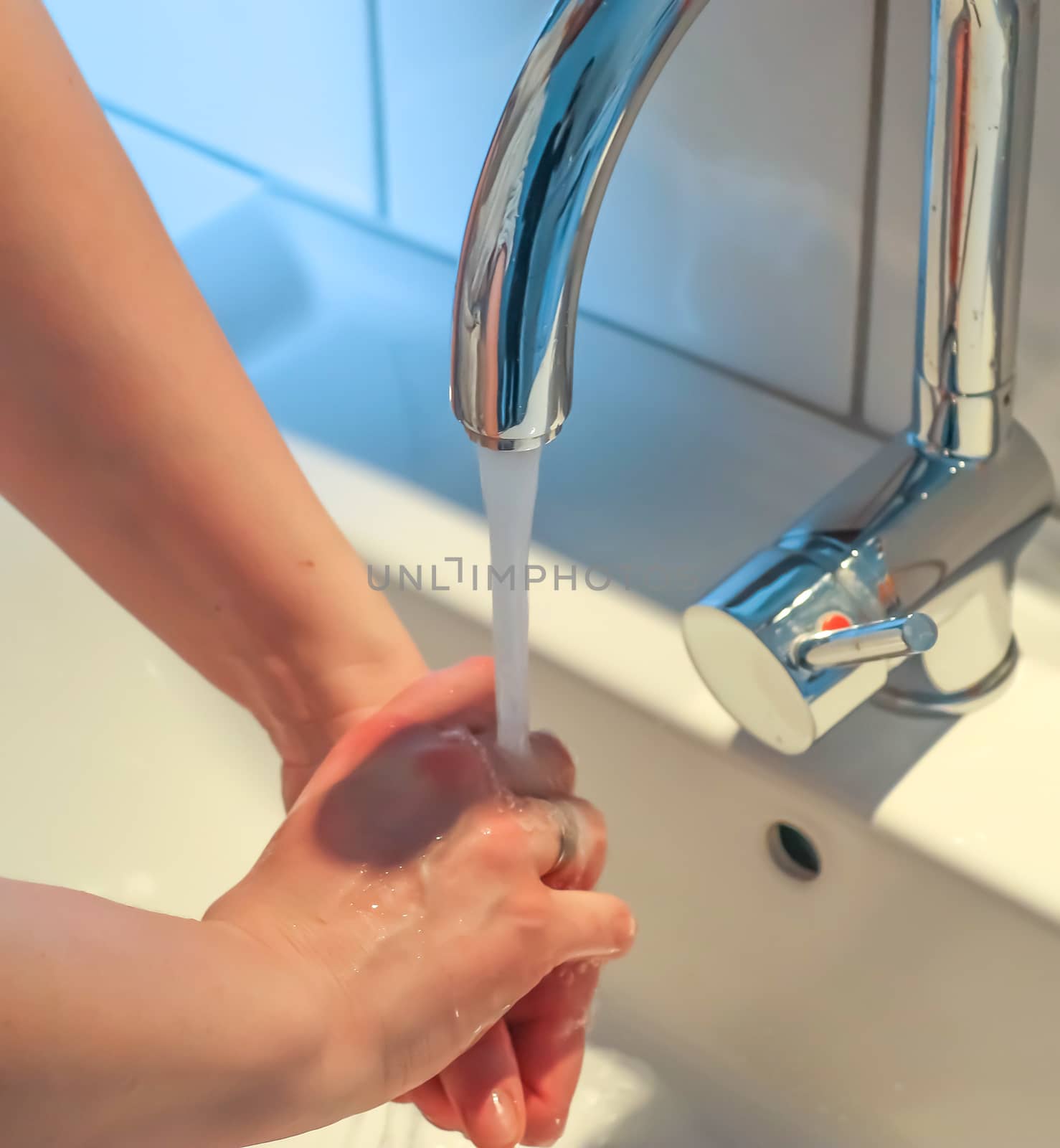 Cleaning and washing hands with soap prevention for outbreak of coronavirus covid-19 by MP_foto71